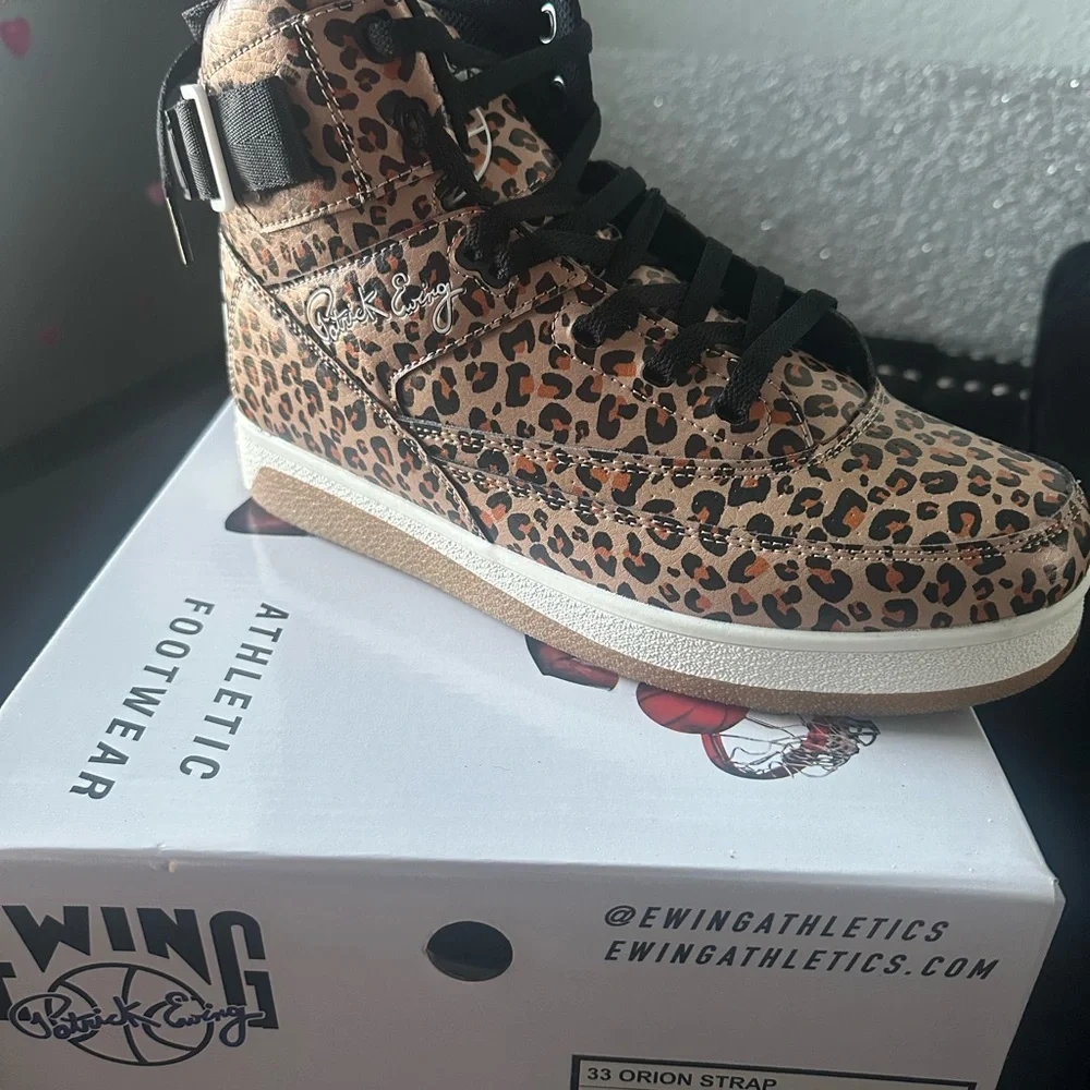 Ewing Athletics Women's Leopard Print Sneakers - Picture 1 of 1